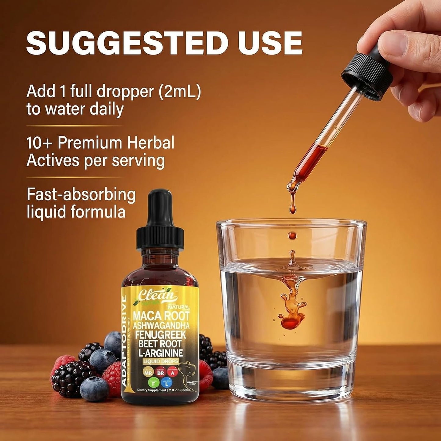 Maca Ashwagandha Power Drops